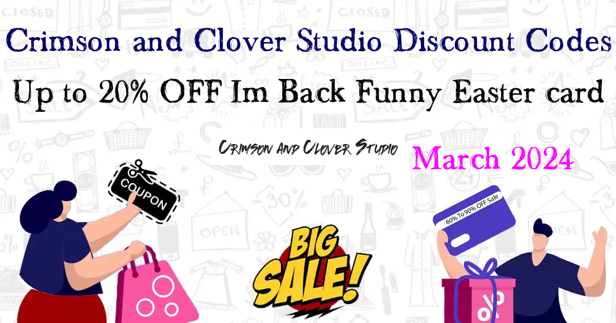 20% off csb discount codes - verified - jun 2026... 50% Off Crimson and Clover Studio Coupon/Promo Code Mar 2024 (19 Active ...