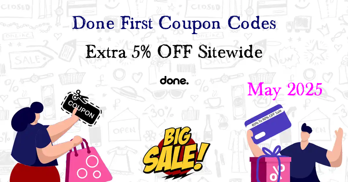 50% Off Done First Coupon/Promo Code May 2025 (3 Active Codes)