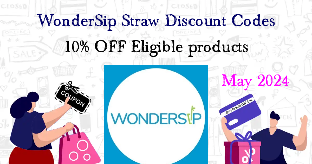 50% Off WonderSip Straw Coupon/Promo Code May 2024 (13 Active Codes)