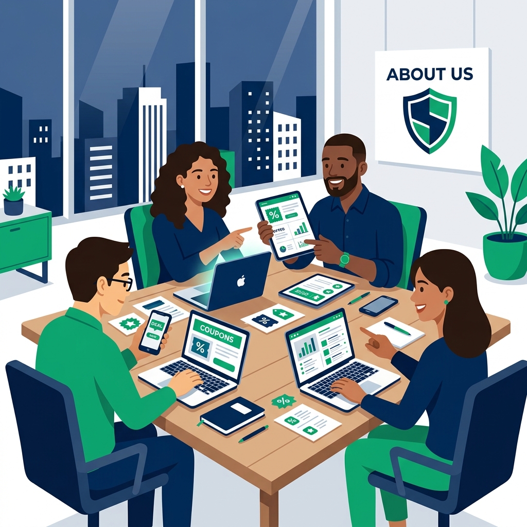 SavingHeist team collaborating on deals and coupons