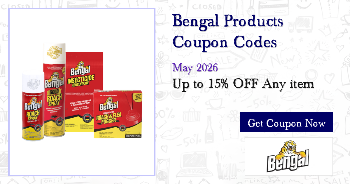 EXCLUSIVE 15% Off Bengal Products Codes Today - 12 Verified Deals