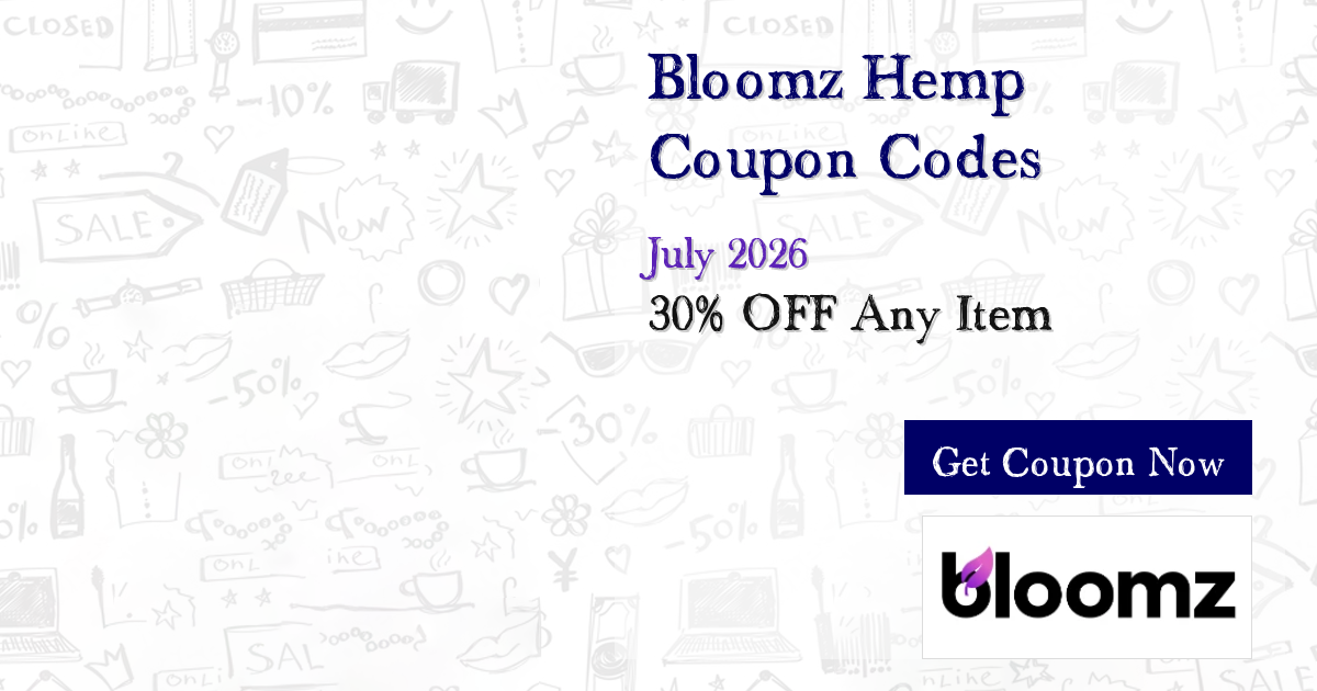 TOP Bloomz Hemp Coupons Jul 2026: 70% Off + 23 More Deals
