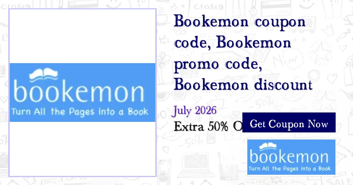 Verified Bookemon Coupons Jul 2026 – 50% OFF (13 Deals)