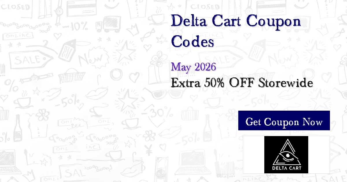 Instant 50% Savings on Delta Cart - Coupon Code May 2026 (19)