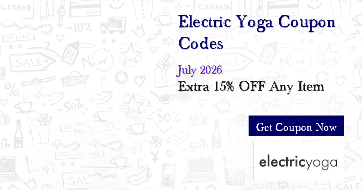 SAVE BIG: 85% Electric Yoga Discount Codes Jul 2026 | 21 Ways
