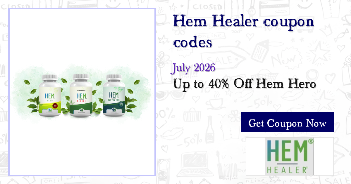 Instant Savings Hem Healer Promo Codes – 40% OFF (23 Active)
