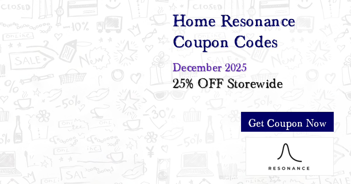 Exclusive Home Resonance Discounts Dec 2025 - 25% OFF Promo Codes