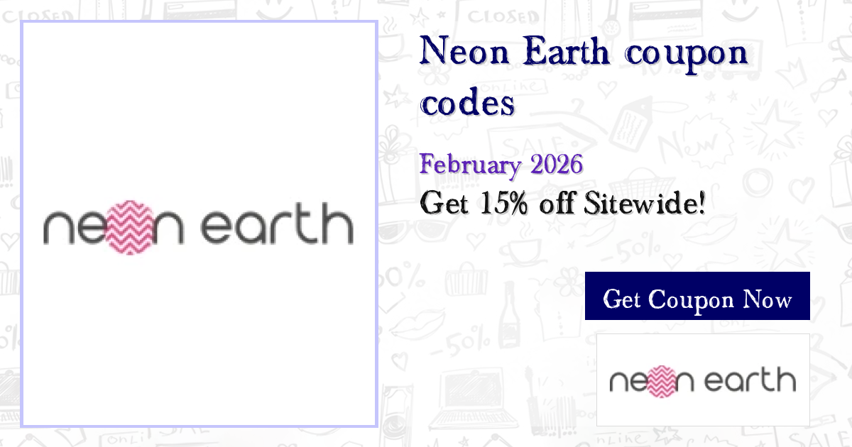 Today Only: 20% OFF Neon Earth Coupons (16 Codes)