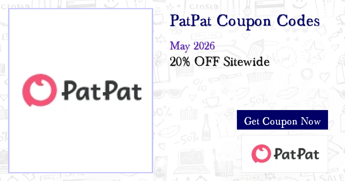 Limited-Time 90% Off PatPat Coupon | May 2026 (32 Codes)