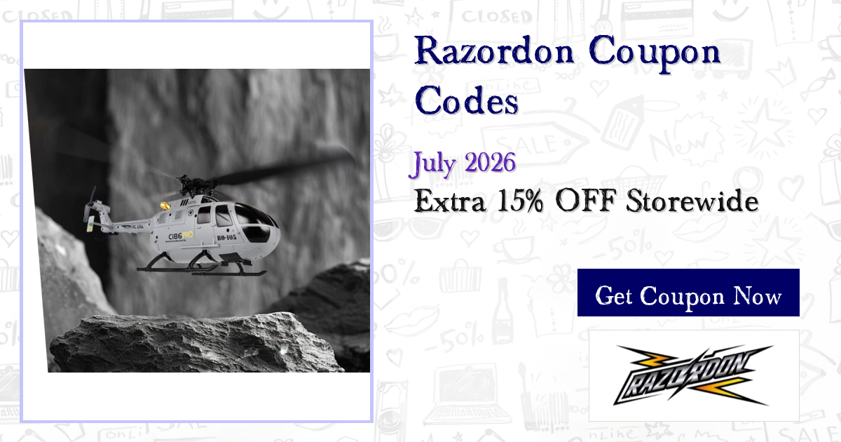 Instant $300 Off Razordon Savings - 41 Working Codes (Jul 2026)