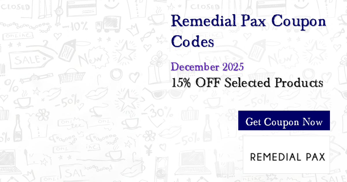 Instant Savings Remedial Pax Promo Codes - 70% OFF (13 Active)