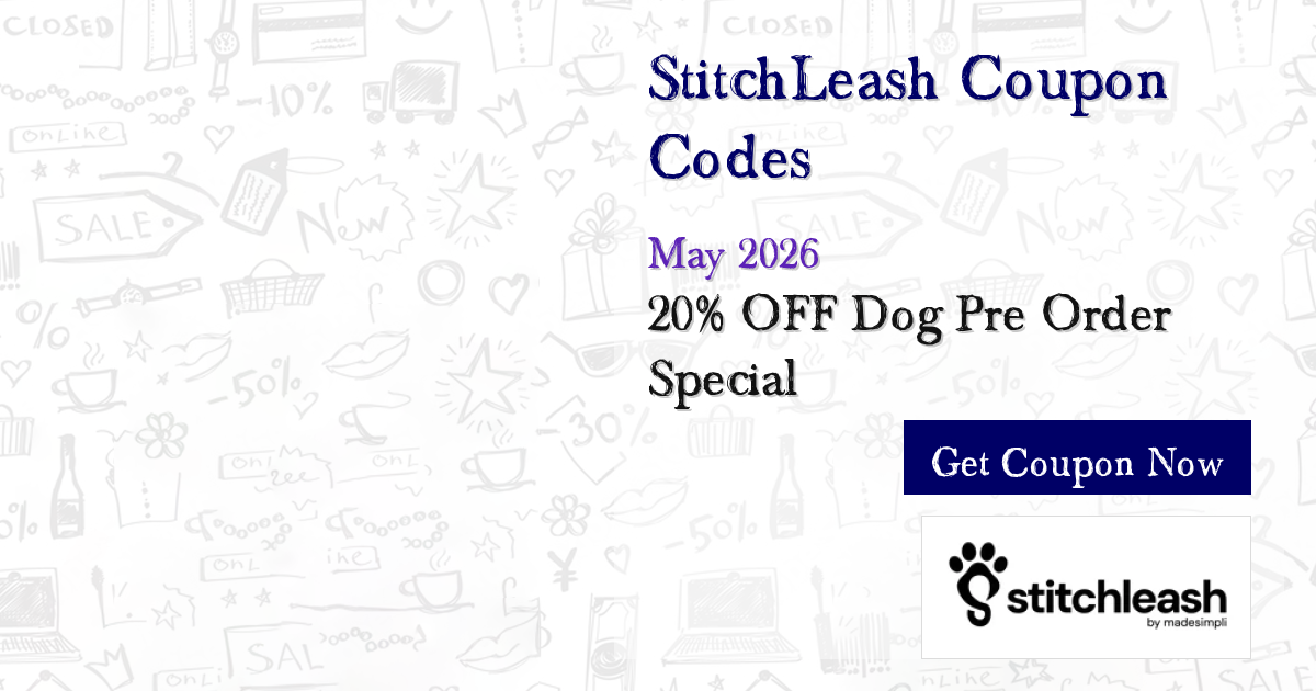 LIMITED TIME: 20% StitchLeash Discount Codes May 2026 (10 Active)