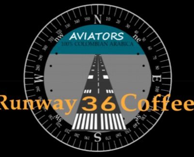 Runway 36 Coffee Logo