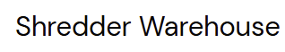 Shredder Warehouse Logo